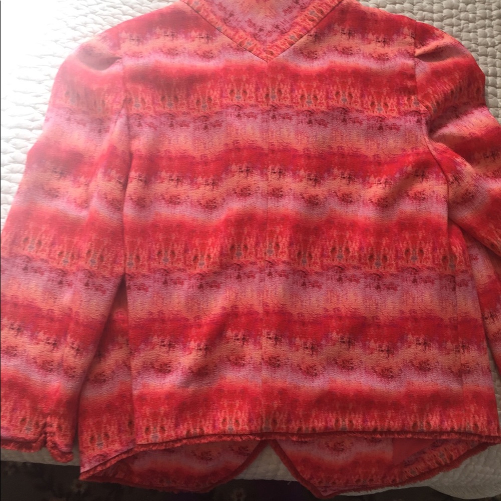 Pink silk jacket - Picture 4 of 5